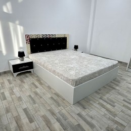 PAT COD 103 ALB CU NEGRU +...