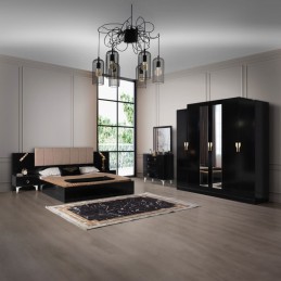 Dormitor COD 300 NEGRU +...